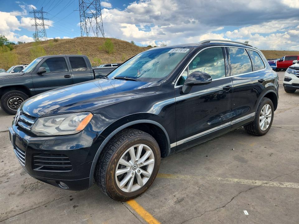 61977416 :رقم المزاد ، WVGEF9BP9DD011687 vin ، 2013 Volkswagen Touareg مزاد بيع