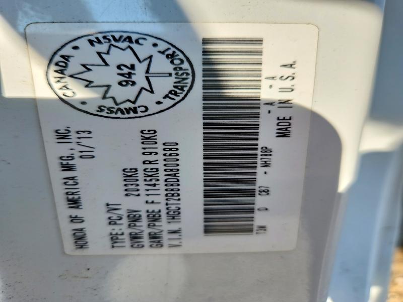 Aukcja sprzedaży 2013 Honda Accord, vin: 1HGCT2B88DA800680, numer aukcji: 63316816