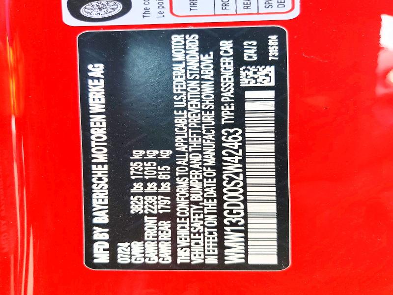 Продажа на аукционе авто 2025 Mini Cooper, vin: WMW13GD00S2W42463, номер лота: 61352756