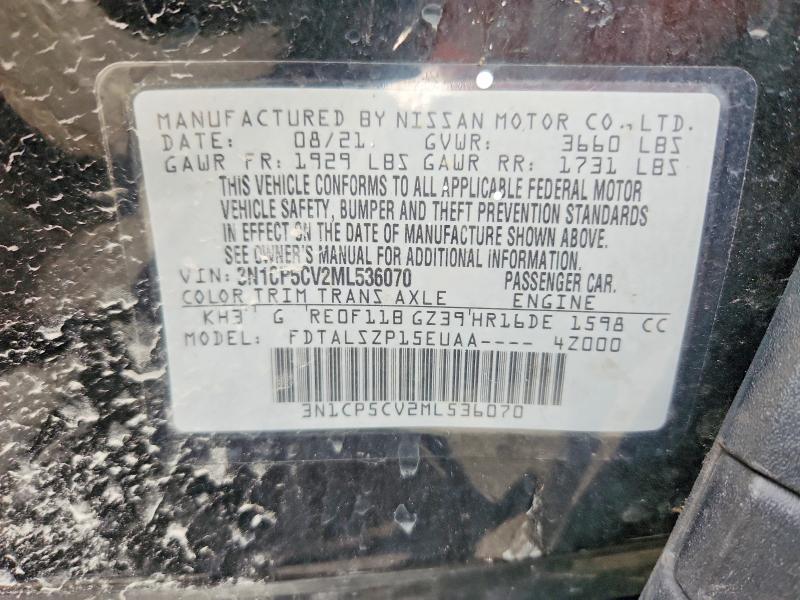 Aukcja sprzedaży 2021 Nissan Kicks, vin: 3N1CP5CV2ML536070, numer aukcji: 61751616