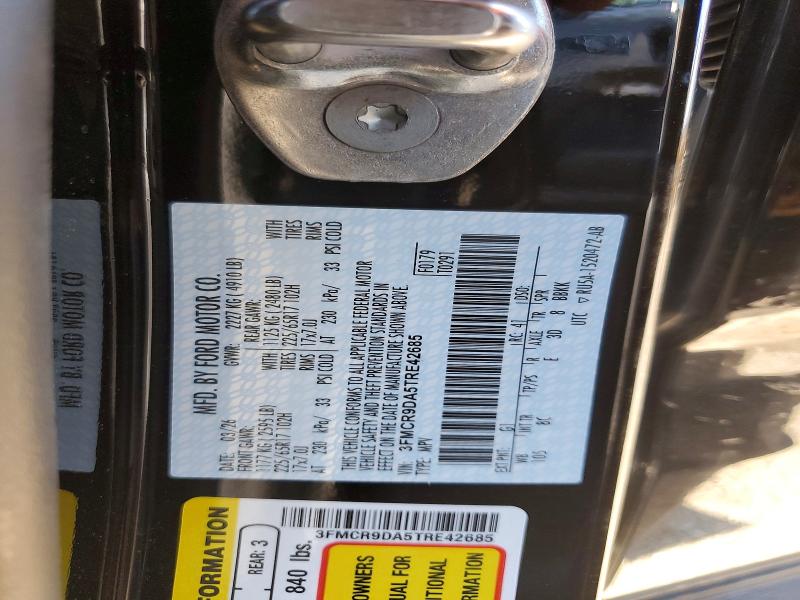 2026 Ford Bronco Sport მანქანა იყიდება აუქციონზე, vin: 3FMCR9DA5TRE42685, აუქციონის ნომერი: 60927556