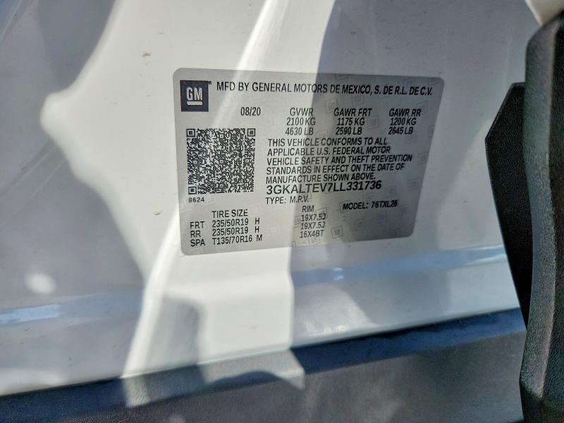 Продаж на аукціоні авто 2020 Gmc Terrain, vin: 3GKALTEV7LL331736, номер лоту: 63162016