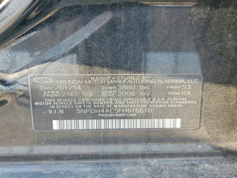 Продаж на аукціоні авто 2015 Hyundai Elantra, vin: 5NPDH4AE5FH616610, номер лоту: 60670466