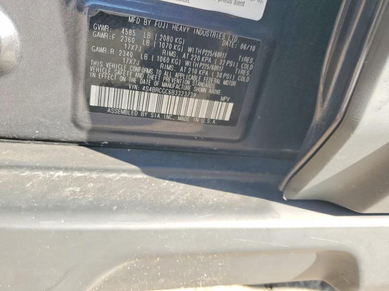 Продаж на аукціоні авто 2011 Subaru Outback, vin: 4S4BRCGC6B3323739, номер лоту: 60779756