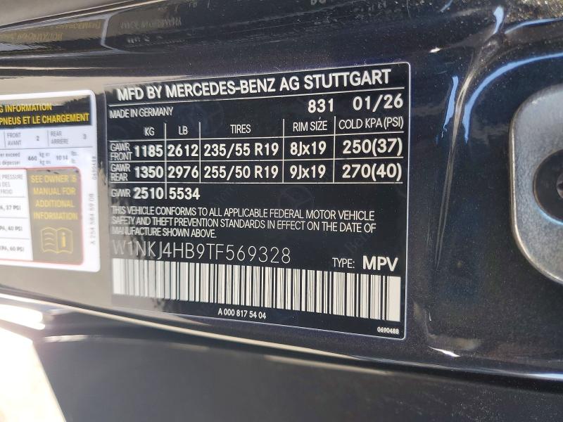 2026 Mercedes-benz Glc Coupe მანქანა იყიდება აუქციონზე, vin: W1NKJ4HB9TF569328, აუქციონის ნომერი: 62655256