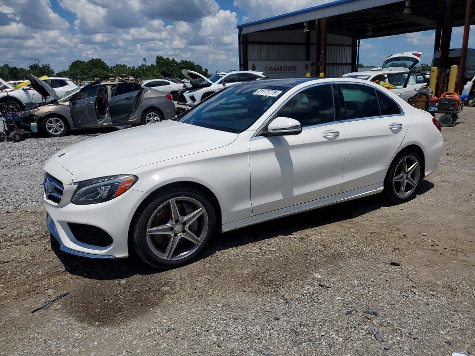 2016 Mercedes-benz C მანქანა იყიდება აუქციონზე, vin: WDDWF4KBXGR130345, აუქციონის ნომერი: 61177776