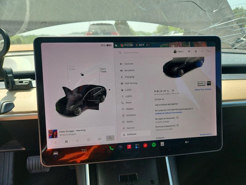 Продажа на аукционе авто 2019 Tesla Model 3, vin: 5YJ3E1EA3KF300707, номер лота: 59701136