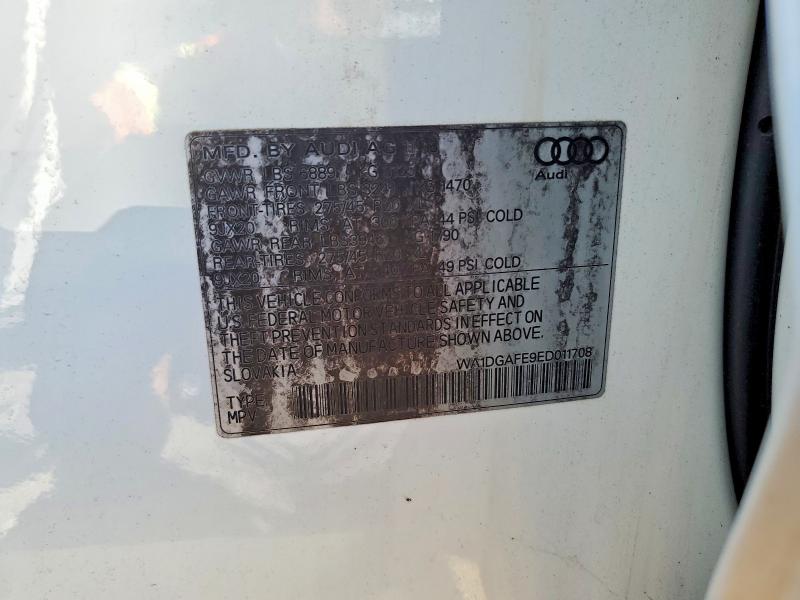 Aukcja sprzedaży 2014 Audi Q7, vin: WA1DGAFE9ED011708, numer aukcji: 60385036