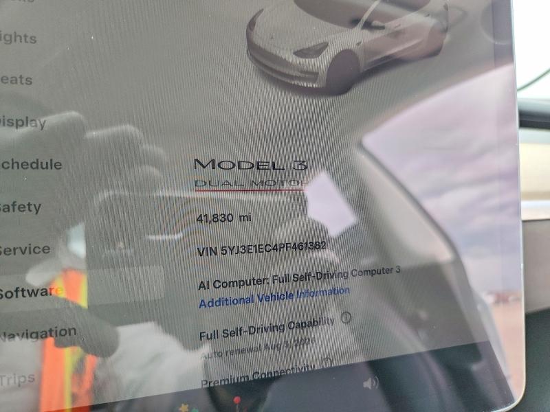 Aukcja sprzedaży 2023 Tesla Model 3, vin: 5YJ3E1EC4PF461382, numer aukcji: 62249106