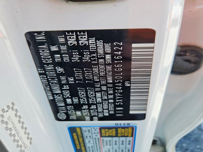 Продажа на аукционе авто 2020 Kia Sorento, vin: 5XYPG4A50LG616422, номер лота: 59580326