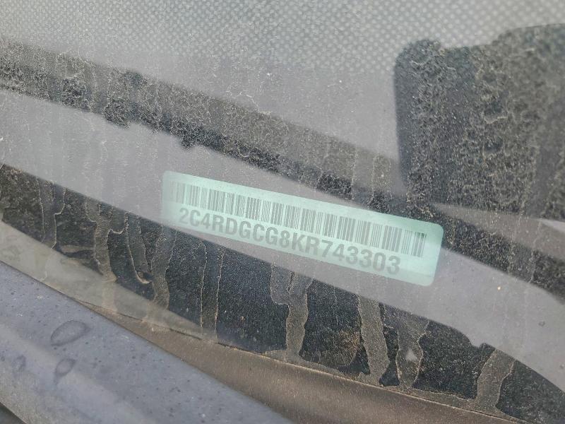 62486436 :رقم المزاد ، 2C4RDGCG8KR743303 vin ، 2019 Dodge Grand Caravan مزاد بيع