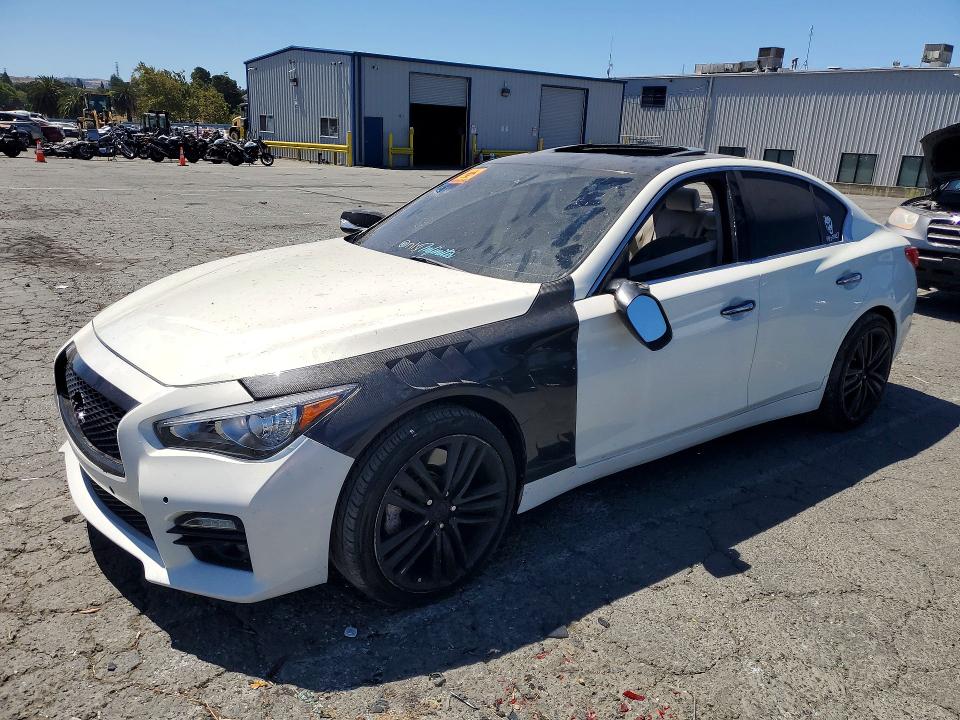 2015 Infiniti Q50 მანქანა იყიდება აუქციონზე, vin: JN1BV7AP8FM343254, აუქციონის ნომერი: 61538076
