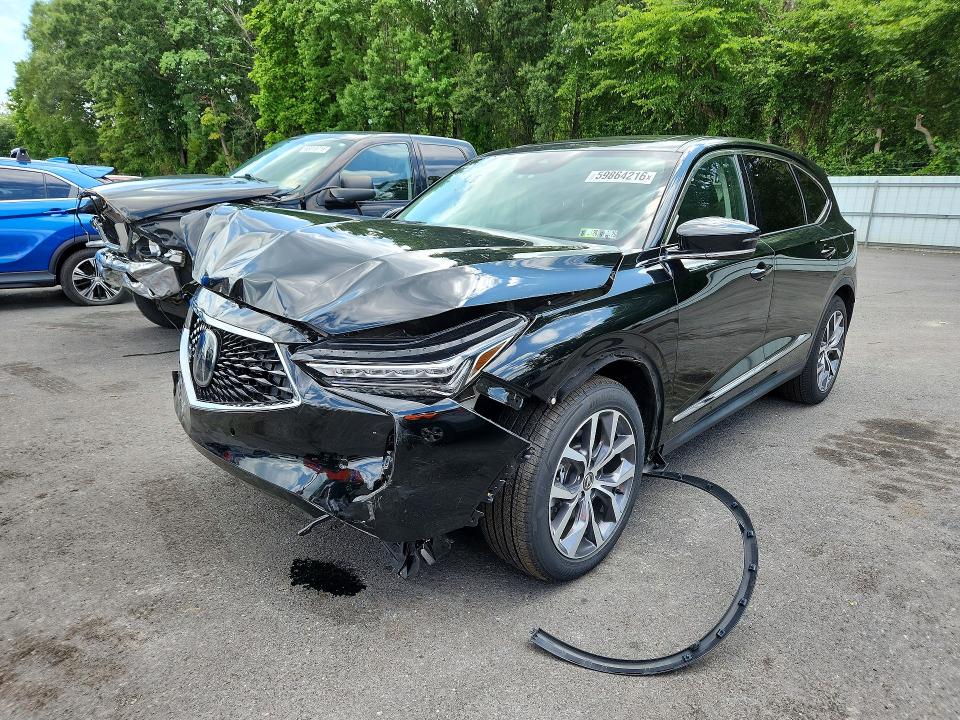 2024 Acura Mdx მანქანა იყიდება აუქციონზე, vin: 5J8YE1H46RL026553, აუქციონის ნომერი: 59864216