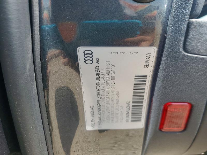 Продажа на аукционе авто 2020 Audi A4, vin: WAUDNAF45LN006772, номер лота: 60460556