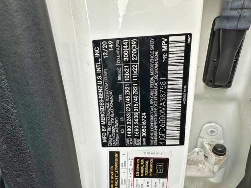 Aukcja sprzedaży 2021 Mercedes-benz Gle Coupe, vin: 4JGFD6BB0MA387581, numer aukcji: 59915396