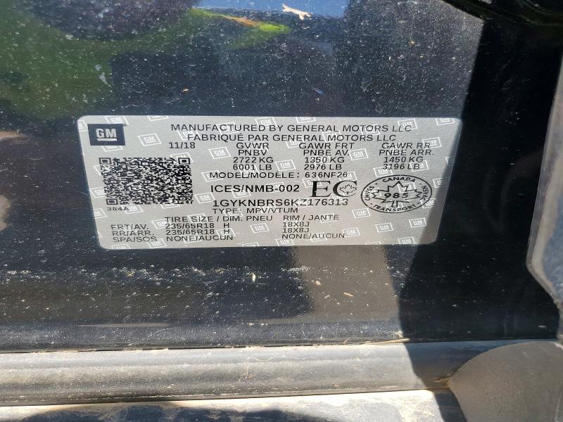 Продаж на аукціоні авто 2019 Cadillac Xt5, vin: 1GYKNBRS6KZ176313, номер лоту: 61033046