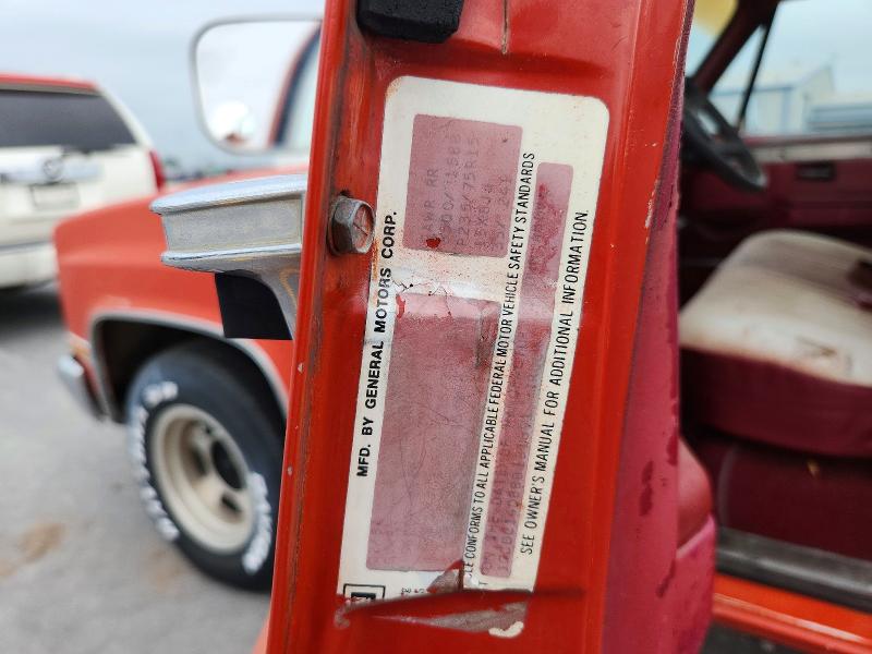 Aukcja sprzedaży 1981 Chevrolet C10, vin: 1GCDC14D8BB131891, numer aukcji: 62332456