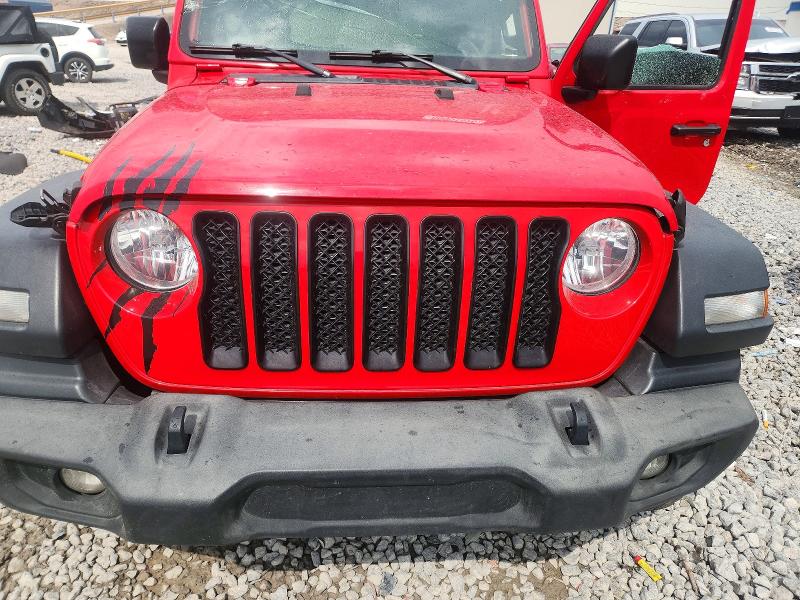 60051476 :رقم المزاد ، 1C4GJXAN2JW222293 vin ، 2018 Jeep Wrangler مزاد بيع