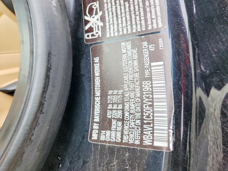 60380046 :رقم المزاد ، WBAVL1C50FVY31968 vin ، 2015 Bmw X1 مزاد بيع