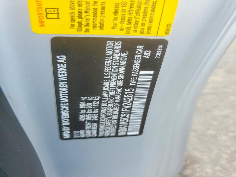 Aukcja sprzedaży 2015 Bmw 228, vin: WBA1K5C51FV242615, numer aukcji: 61932446