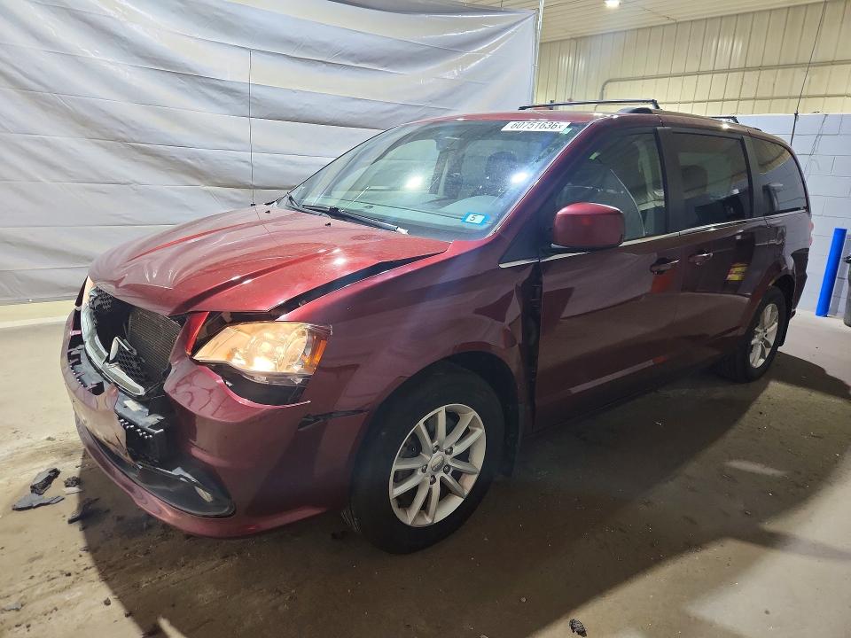60751636 :رقم المزاد ، 2C4RDGCG1JR191660 vin ، 2018 Dodge Grand Caravan مزاد بيع