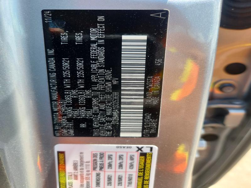 Aukcja sprzedaży 2025 Lexus Rx 350, vin: 2T2BAMBA1SC053698, numer aukcji: 60656106