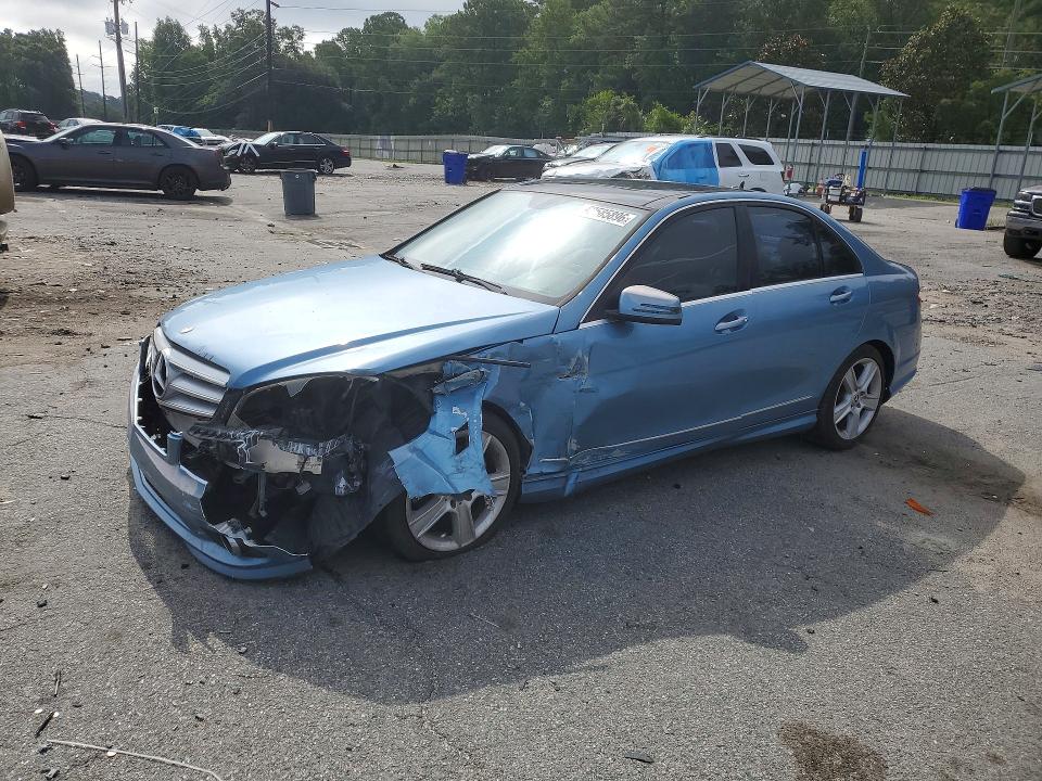 60585896 :رقم المزاد ، WDDGF5EB6AR122918 vin ، 2010 Mercedes-benz C مزاد بيع
