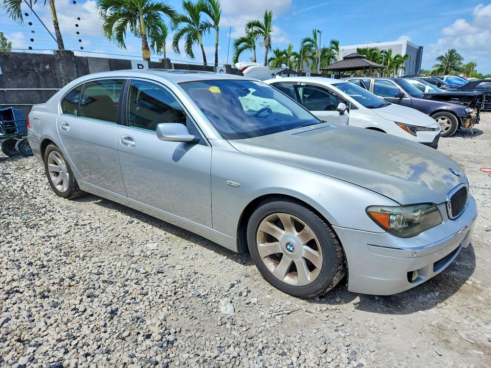 2006 Bmw 750 მანქანა იყიდება აუქციონზე, vin: WBAHN83556DT60972, აუქციონის ნომერი: 63466366