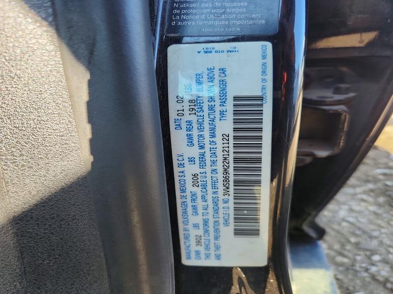 59786426 :رقم المزاد ، 3VWSB69M22M121122 vin ، 2002 Volkswagen Jetta مزاد بيع