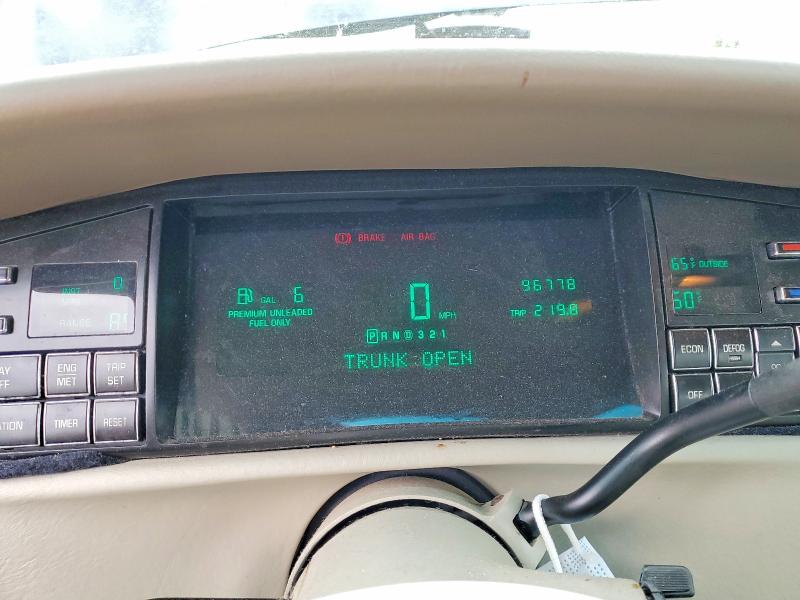 1995 Cadillac Deville მანქანა იყიდება აუქციონზე, vin: 1G6KD52BXSU271638, აუქციონის ნომერი: 61221786
