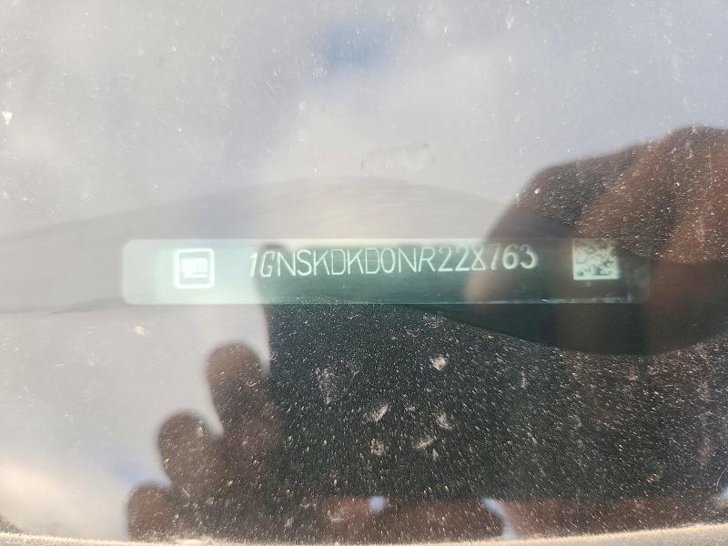 58965726 :رقم المزاد ، 1GNSKDKD0NR228763 vin ، 2022 Chevrolet Suburban مزاد بيع