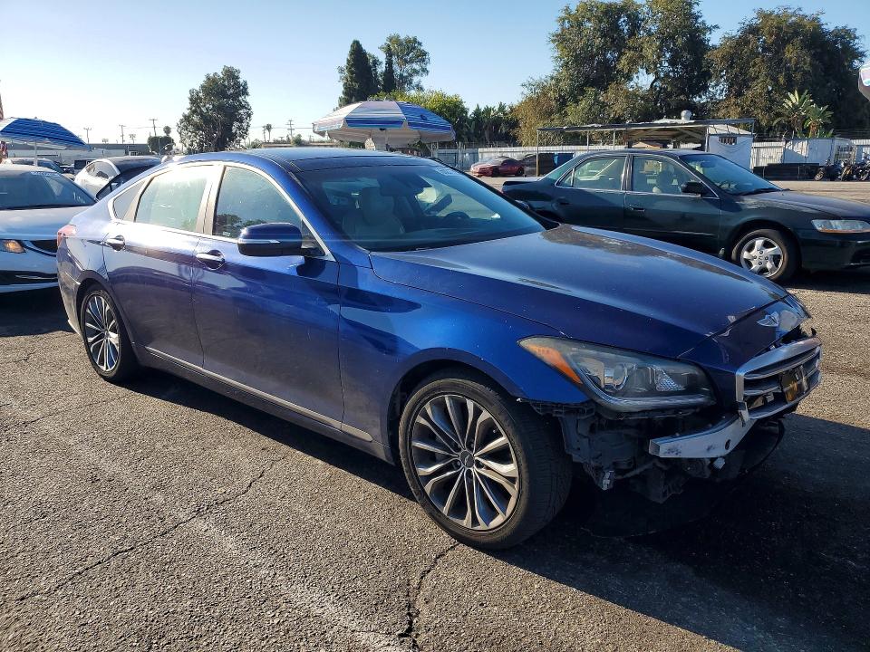 2015 Hyundai Genesis მანქანა იყიდება აუქციონზე, vin: KMHGN4JE4FU090333, აუქციონის ნომერი: 60277256