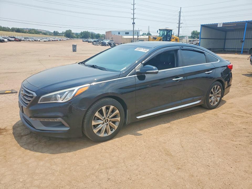 2017 Hyundai Sonata მანქანა იყიდება აუქციონზე, vin: 5NPE34AF5HH442441, აუქციონის ნომერი: 59917176