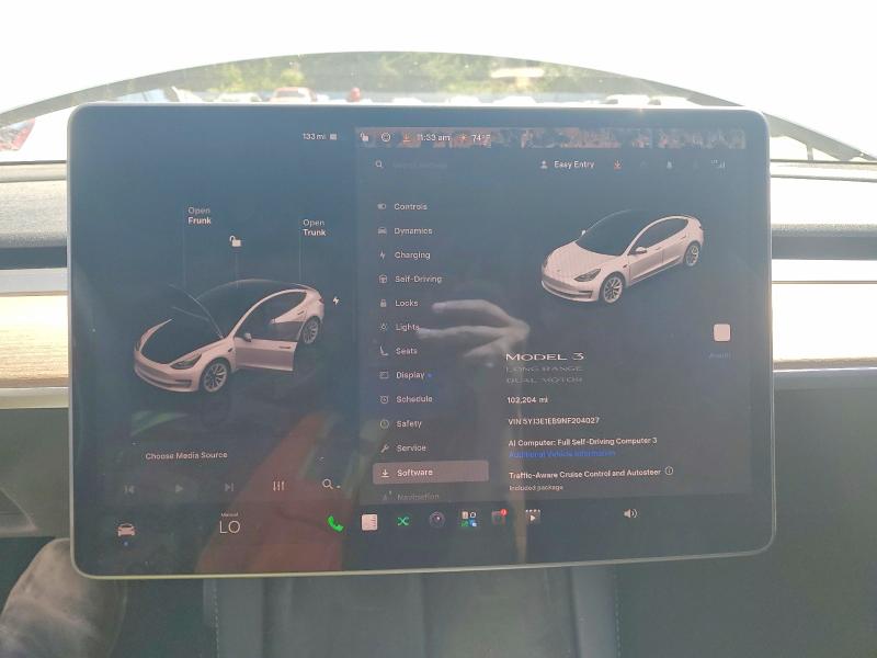 Aukcja sprzedaży 2022 Tesla Model 3, vin: 5YJ3E1EB9NF204027, numer aukcji: 59708086