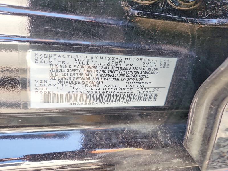 Продаж на аукціоні авто 2025 Nissan Sentra, vin: 3N1AB8DV3SY245440, номер лоту: 59681716