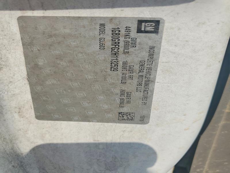 62063306 :رقم المزاد ، 1GB0GRFG2H1132529 vin ، 2017 Chevrolet Express G3500 مزاد بيع