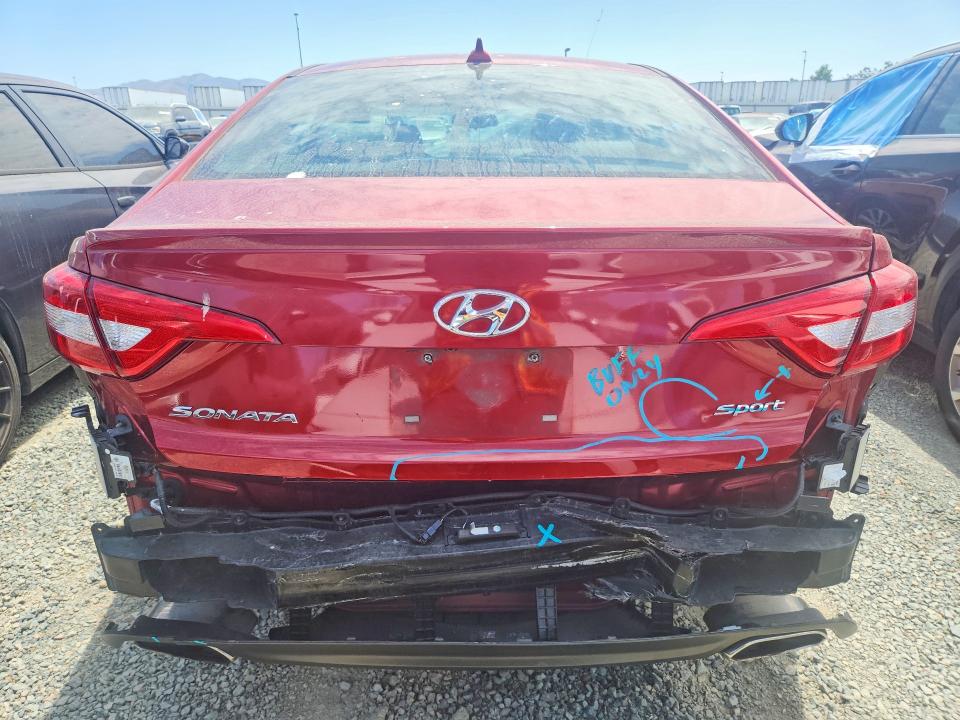2015 Hyundai Sonata მანქანა იყიდება აუქციონზე, vin: 5NPE34AF3FH040785, აუქციონის ნომერი: 61792576
