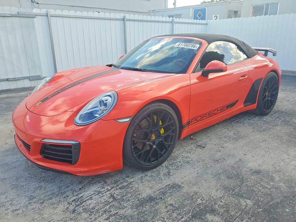 Продажа на аукционе авто 2017 Porsche 911, vin: WP0CA2A97HS142235, номер лота: 61700286
