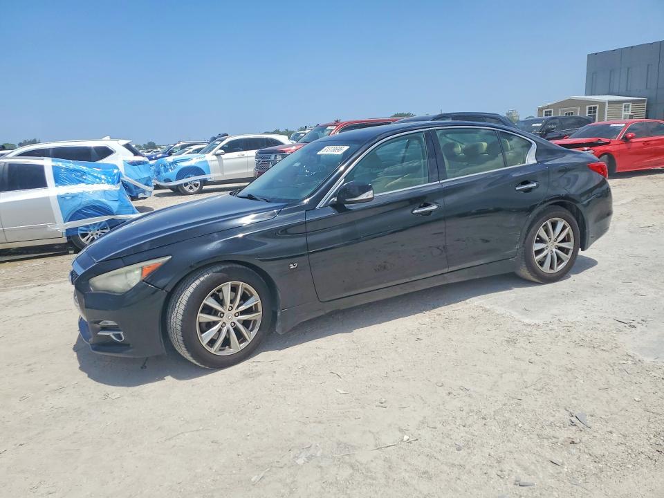 Aukcja sprzedaży 2014 Infiniti Q50, vin: JN1BV7APXEM674349, numer aukcji: 61378696