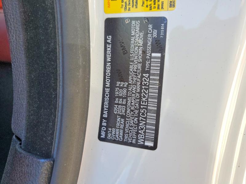 Продажа на аукционе авто 2014 Bmw 428, vin: WBA3N7C51EK221324, номер лота: 62641726