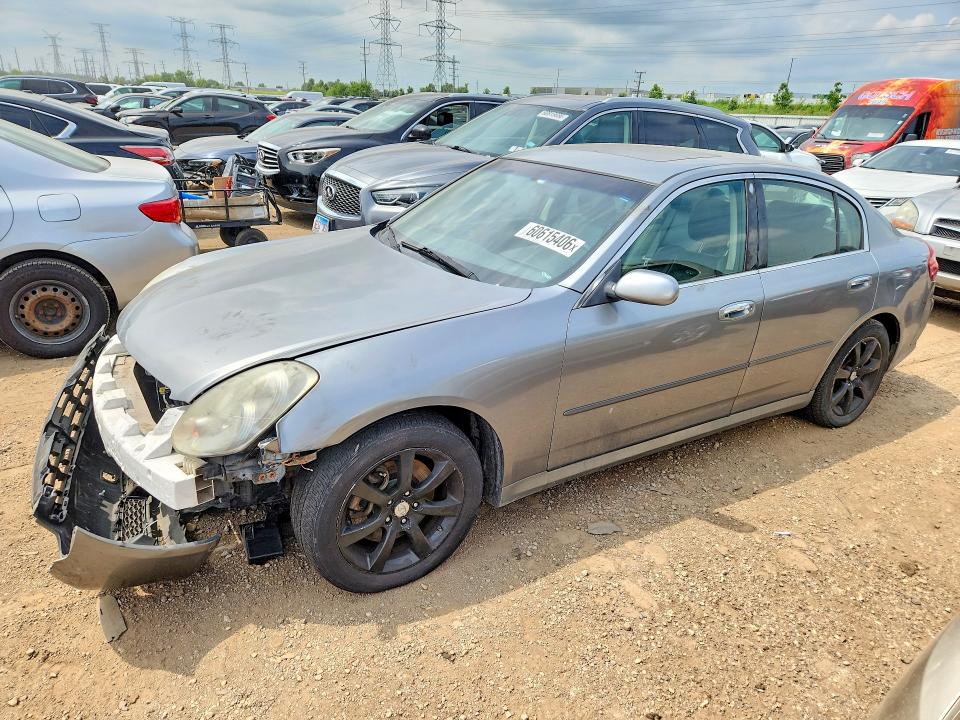 2006 Infiniti G35 მანქანა იყიდება აუქციონზე, vin: JNKCV51F86M604619, აუქციონის ნომერი: 60615406