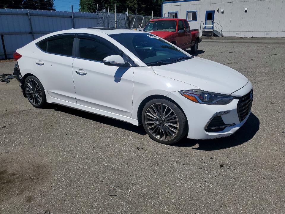 Продажа на аукционе авто 2018 Hyundai Elantra, vin: KMHD04LB4JU518608, номер лота: 59262936