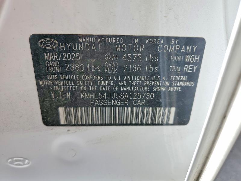 Aukcja sprzedaży 2025 Hyundai Sonata Hybrid, vin: KMHL54JJ5SA125730, numer aukcji: 60144076