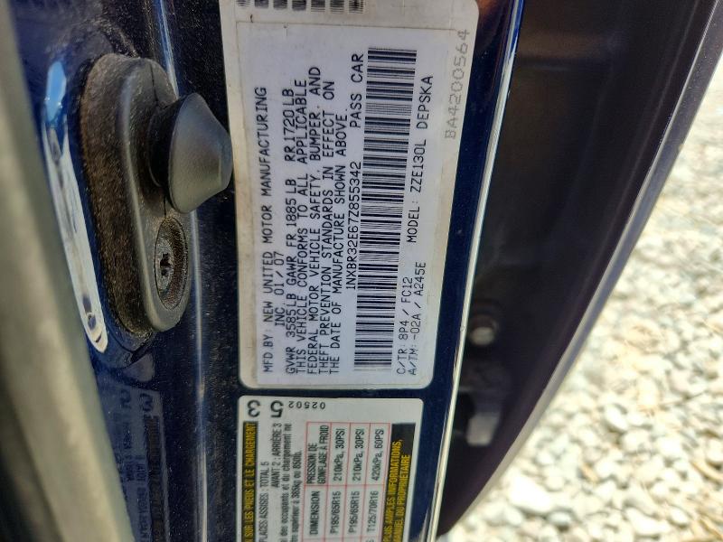 2007 Toyota Corolla მანქანა იყიდება აუქციონზე, vin: 1NXBR32E67Z855342, აუქციონის ნომერი: 60456056