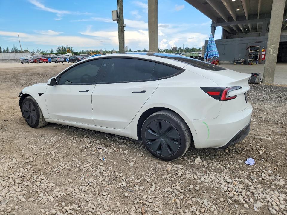2025 Tesla Model 3 მანქანა იყიდება აუქციონზე, vin: 5YJ3E1EA2SF935515, აუქციონის ნომერი: 59249636