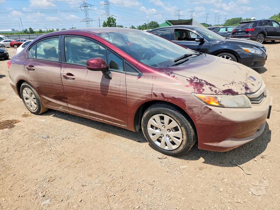 2012 Honda Civic მანქანა იყიდება აუქციონზე, vin: 19XFB2F55CE093340, აუქციონის ნომერი: 60262826