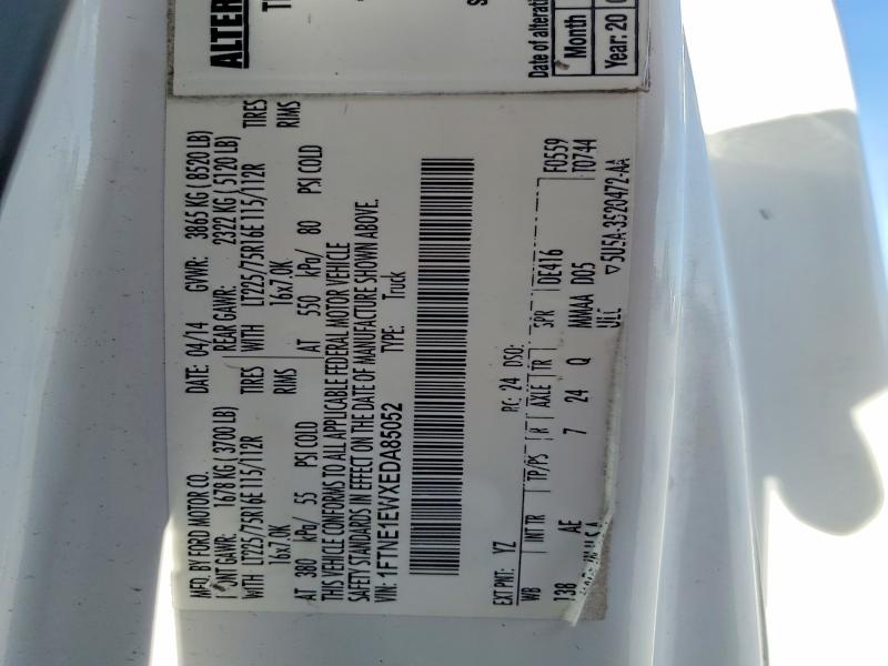 Продажа на аукционе авто 2014 Ford Econoline, vin: 1FTNE1EWXEDA85052, номер лота: 61801106