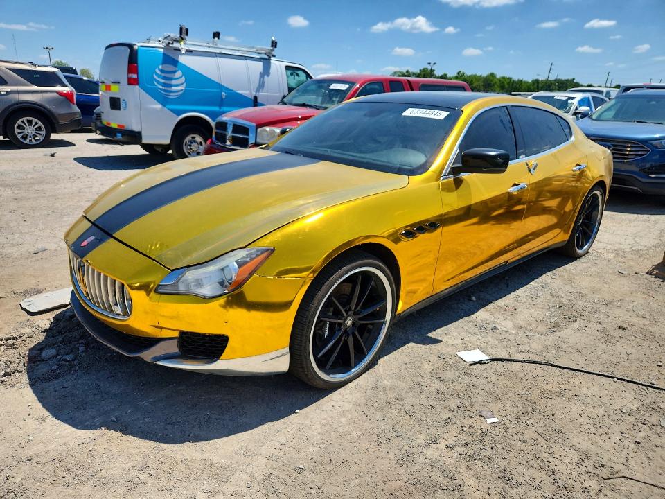 Aukcja sprzedaży 2014 Maserati Quattroporte, vin: ZAM56RRA4E1106467, numer aukcji: 63344846