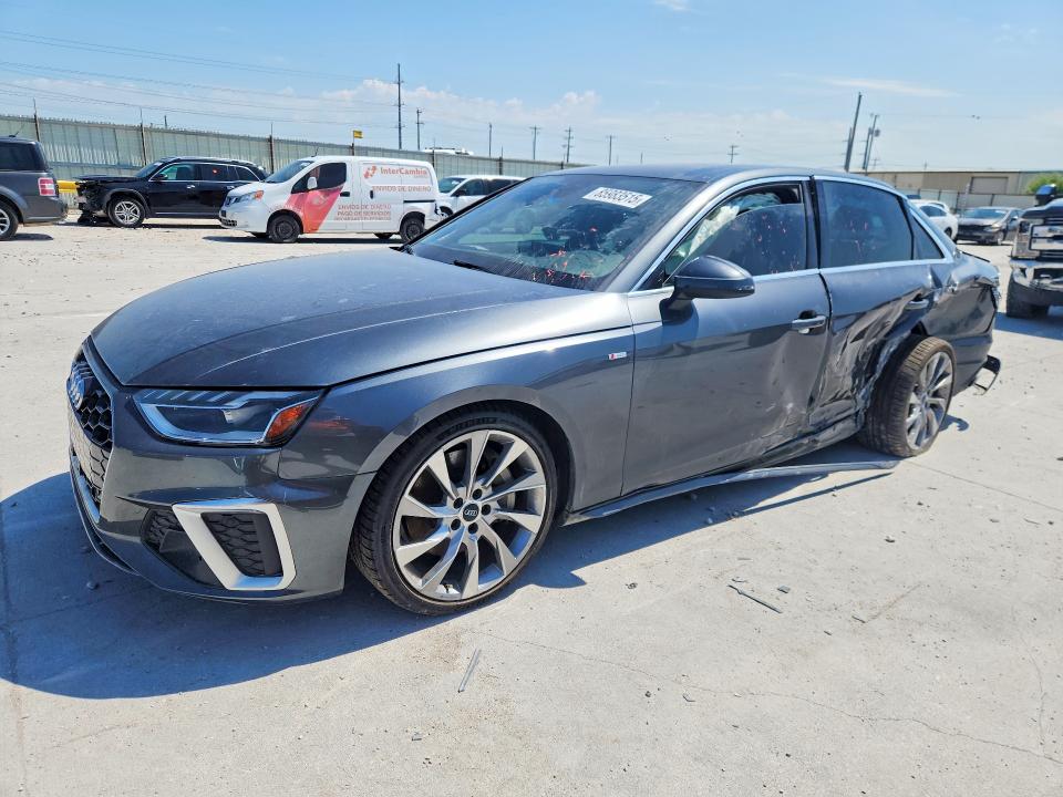 2020 Audi A4 მანქანა იყიდება აუქციონზე, vin: WAUENAF47LN010374, აუქციონის ნომერი: 85983515