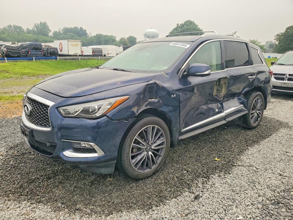 60841946 :رقم المزاد ، 5N1DL0MMXHC525028 vin ، 2017 Infiniti Qx60 مزاد بيع